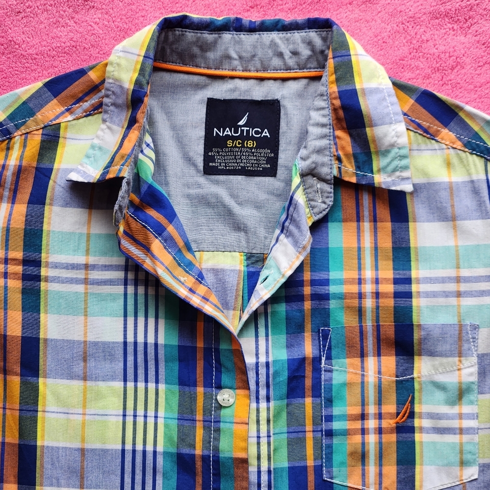 Nautica Boys Shirt EUC